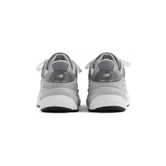 New Balance 990 v6 Men\'s Gray White Lace Up Running Sneakers $200 SZ 7.5 4EEEE